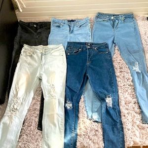 5 jeans for 30$